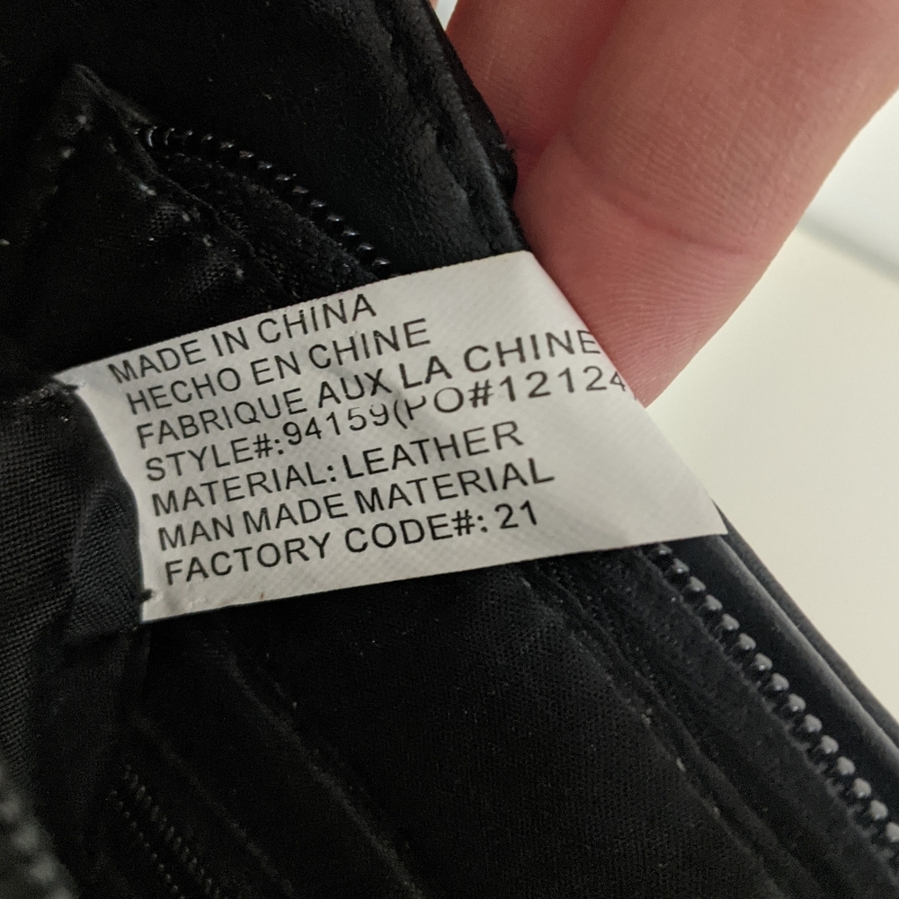 Y2k Grunge Basic Black Leather Mini Shoulder Bag - image 7